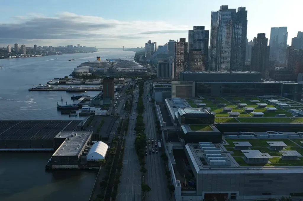 Hudson River Drone Time Lapse